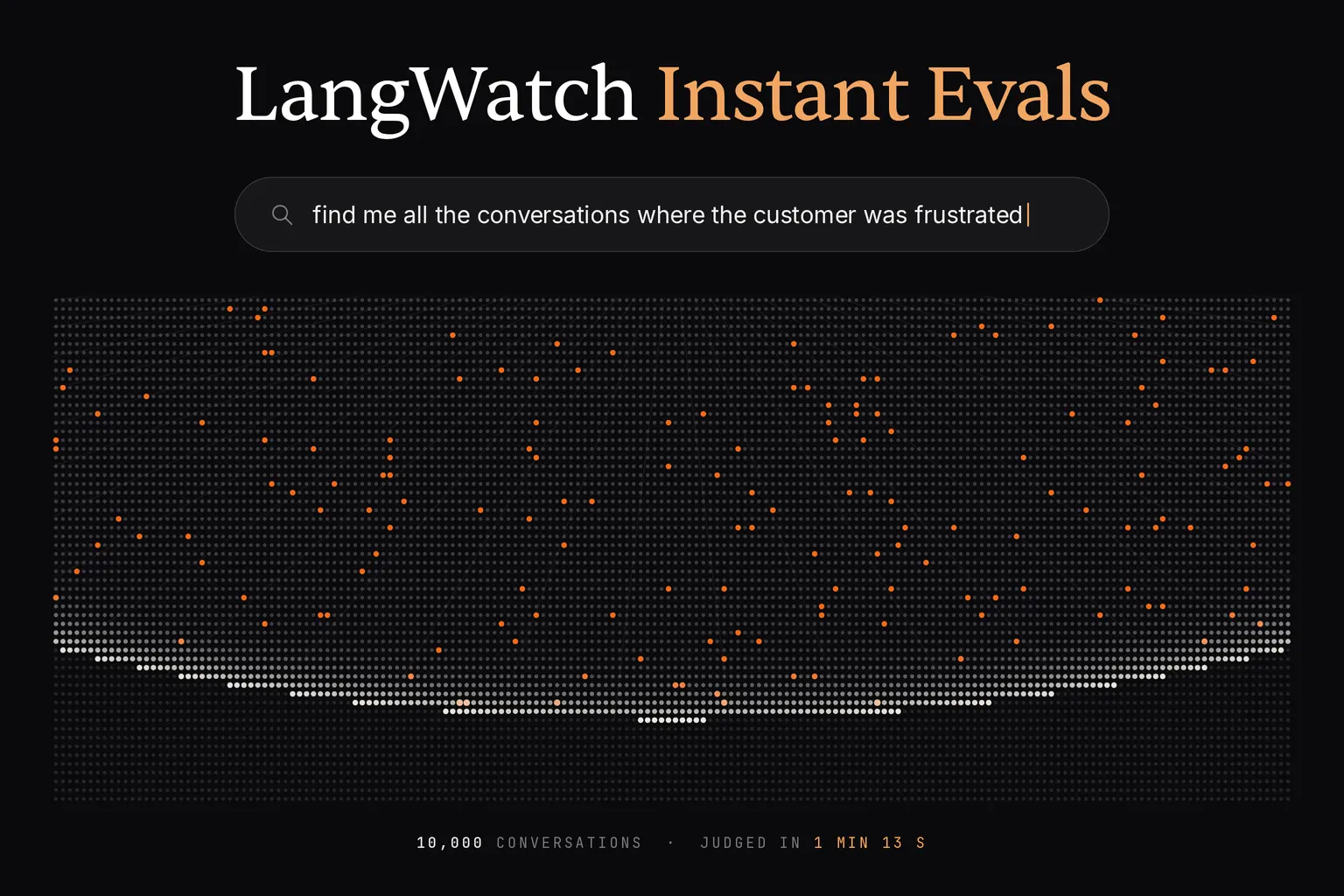 Introducing Instant Evals: evaluate your entire production history