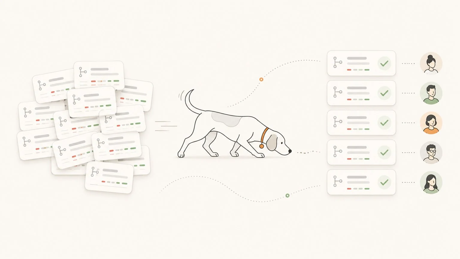 The PR Hound: how we fixed PR review assignment with a daily agent
