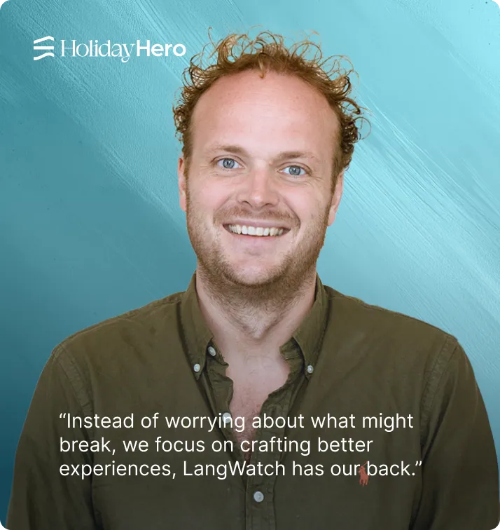 HolidayHero on LangWatch